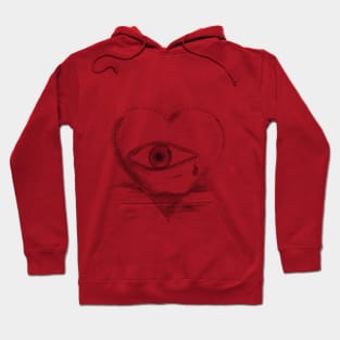 crying heart Hoodie